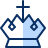 Crown 2 Icon from Cyber Duotone Set