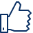 Facebook Like Icon from Cyber Line Set