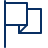 Flag 3 Icon from Cyber Line Set