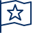 Flag Star Icon from Cyber Line Set