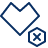 Heart Remove Icon from Cyber Line Set