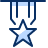 Medal Star 3 Icon from Cyber Duotone Set
