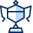 Trophy 4 Icon from Cyber Duotone Set
