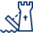 Castle Bridge Icon from Cyber Line Set
