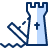 Castle Bridge Icon from Cyber Duotone Set