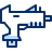 Gun Uzi Icon from Cyber Duotone Set