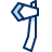 Hand Axe 1 Icon from Cyber Duotone Set