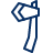Hand Axe 1 Icon from Cyber Line Set
