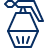 Hand Grenade Icon from Cyber Line Set