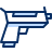 Hand Gun Icon from Cyber Duotone Set