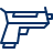 Hand Gun Icon from Cyber Line Set