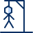 Hangman Icon from Cyber Duotone Set