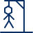 Hangman Icon from Cyber Line Set