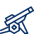 Military Mortar Icon from Cyber Line Set