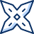 Shuriken Icon from Cyber Duotone Set