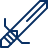 Sword 1 Icon from Cyber Line Set