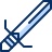 Sword 1 Icon from Cyber Duotone Set