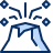 Volcano Icon from Cyber Duotone Set