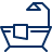 Bath Tub Icon from Cyber Line Set