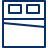 Bed Double Icon from Cyber Line Set