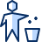 Bin Icon from Cyber Duotone Set