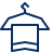 Cloth Hanger Towel Icon from Cyber Line Set