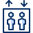Elevator Sign Icon from Cyber Duotone Set