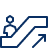 Escalator UP Icon from Cyber Line Set