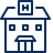 Hotel Building 1 Icon from Cyber Line Set