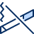 Smoke Free Area Icon from Cyber Duotone Set