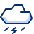 Cloud Rain Storm Icon from Cyber Duotone Set