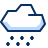 Cloud Snow Icon from Cyber Duotone Set
