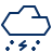 Cloud Snow Storm Icon from Cyber Line Set