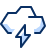 Cloud Storm 1 Icon from Cyber Duotone Set
