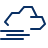Cloud Wind 1 Icon from Cyber Line Set