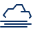 Cloud Wind 2 Icon from Cyber Line Set