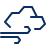 Cloud Wind 3 Icon from Cyber Line Set