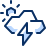 Day Storm 1 Icon from Cyber Duotone Set
