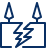 Earthquake Icon from Cyber Line Set