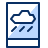 Mobile Rain 1 Icon from Cyber Duotone Set
