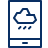Mobile Rain 2 Icon from Cyber Line Set