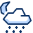 Night Snow Icon from Cyber Duotone Set