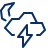 Night Storm 1 Icon from Cyber Line Set