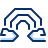 Rainbow Clouds Icon from Cyber Duotone Set