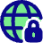 Globe Browser Vpn Lock Icon from Plump Pop Set