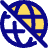Globe Public Access Off Icon from Plump Pop Set