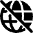 Globe Public Access Off Icon from Plump Remix Set