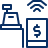 Wireless Payment Cash Register Icon from Cyber Line Set