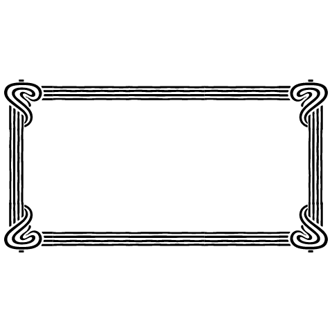 Composition 2 Element from Art Nouveau Vectors Set