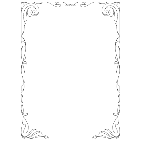 Composition 4 Element from Art Nouveau Vectors Set